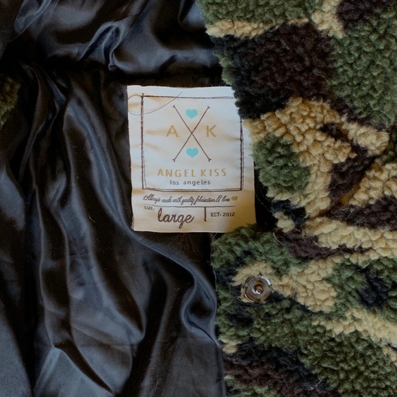 Camouflage teddy bear jacket - Picture 2 of 3